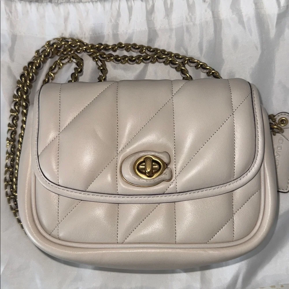 Coach Pillow Madison Shoulder Bag 18 With Quilting - NWT